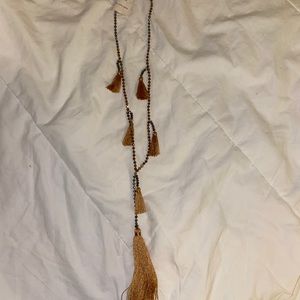 Tassel necklace